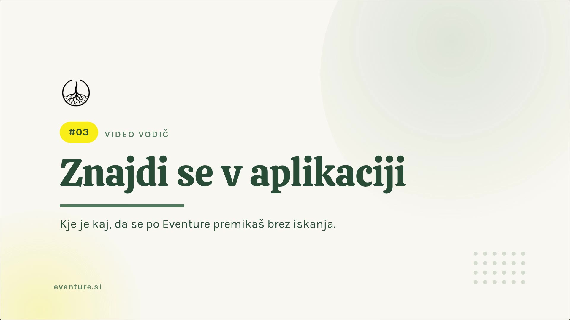 Snađi se u aplikaciji